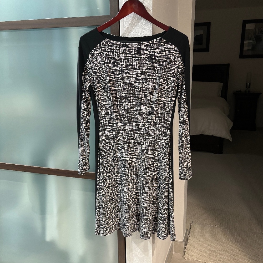 RALPH LAUREN Shift Dress - Black/White  Size 8 - Picture 4 of 10